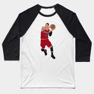 Zach Lavine Dunk Baseball T-Shirt